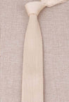 Cream Knitted Tie