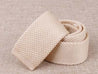 Cream Knitted Tie