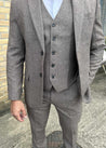 Ascot Light Brown Tweed Vest