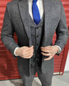Blinder Grey Tweed Pants