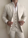 Cream Linen - Fabric Sample