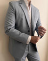 2 Piece Saint Ledger Grey Linen Suit (Pre order)