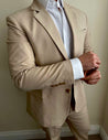Linen Sand Brown/Beige Jacket