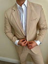 Linen Sand Brown/Beige Jacket