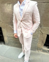 "I'm Just Ken" 3 Piece Pink Linen Suit