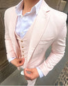 "I'm Just Ken" 3 Piece Pink Linen Suit