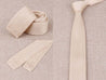 Cream Knitted Tie