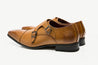 Tan Monk Strap Formal Men's Shoe