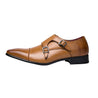 Tan Monk Strap Formal Men's Shoe